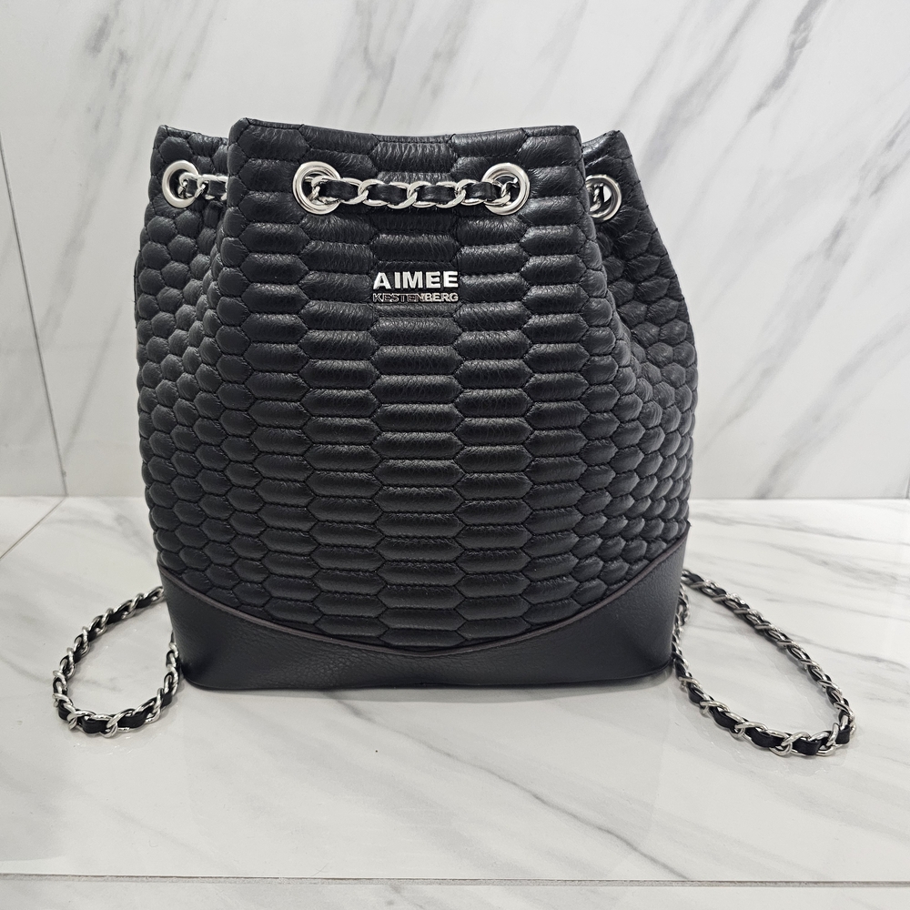 Aimee Kestenberg Black Textured Shoulder Bag